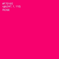 #F7016E - Rose Color Image