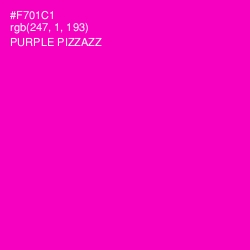 #F701C1 - Purple Pizzazz Color Image