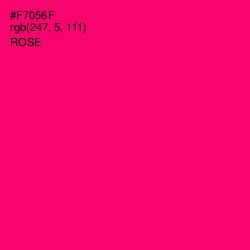#F7056F - Rose Color Image