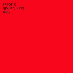 #F7061C - Red Color Image