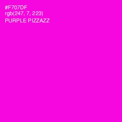 #F707DF - Purple Pizzazz Color Image