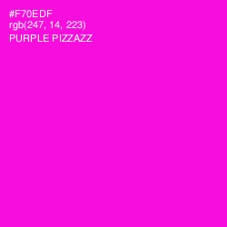 #F70EDF - Purple Pizzazz Color Image