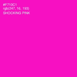 #F710C1 - Shocking Pink Color Image