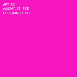 #F715C1 - Shocking Pink Color Image