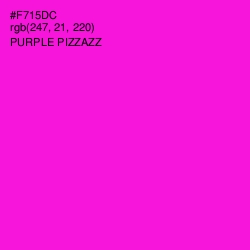 #F715DC - Purple Pizzazz Color Image