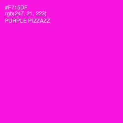 #F715DF - Purple Pizzazz Color Image