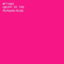 #F71685 - Persian Rose Color Image
