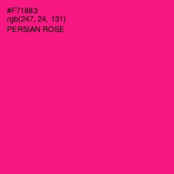 #F71883 - Persian Rose Color Image