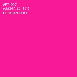 #F71997 - Persian Rose Color Image