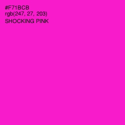 #F71BCB - Shocking Pink Color Image