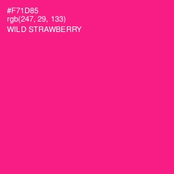 #F71D85 - Wild Strawberry Color Image