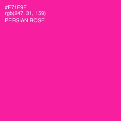 #F71F9F - Persian Rose Color Image