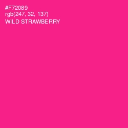 #F72089 - Wild Strawberry Color Image