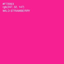 #F72093 - Wild Strawberry Color Image