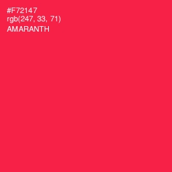 #F72147 - Amaranth Color Image