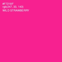 #F7218F - Wild Strawberry Color Image