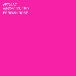 #F721A7 - Persian Rose Color Image