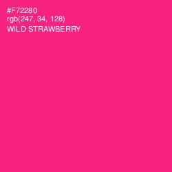 #F72280 - Wild Strawberry Color Image