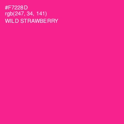 #F7228D - Wild Strawberry Color Image