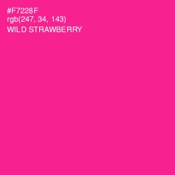 #F7228F - Wild Strawberry Color Image