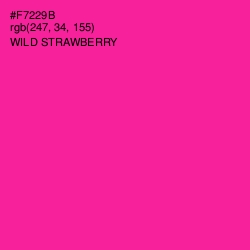 #F7229B - Wild Strawberry Color Image