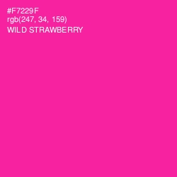 #F7229F - Wild Strawberry Color Image