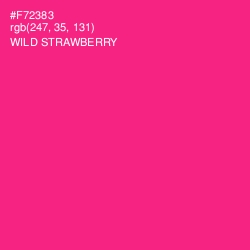 #F72383 - Wild Strawberry Color Image