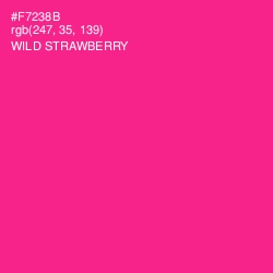 #F7238B - Wild Strawberry Color Image