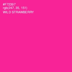 #F72397 - Wild Strawberry Color Image