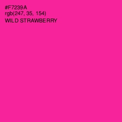 #F7239A - Wild Strawberry Color Image