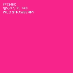 #F7248C - Wild Strawberry Color Image