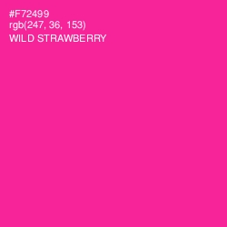 #F72499 - Wild Strawberry Color Image