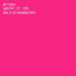 #F72581 - Wild Strawberry Color Image