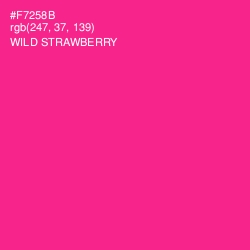 #F7258B - Wild Strawberry Color Image