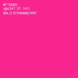 #F7258D - Wild Strawberry Color Image