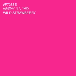 #F7258E - Wild Strawberry Color Image