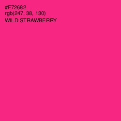 #F72682 - Wild Strawberry Color Image