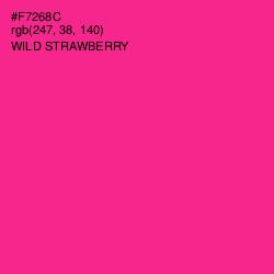 #F7268C - Wild Strawberry Color Image