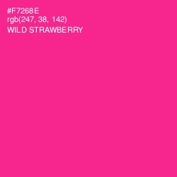 #F7268E - Wild Strawberry Color Image