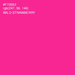 #F72692 - Wild Strawberry Color Image