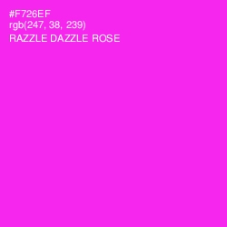 #F726EF - Razzle Dazzle Rose Color Image
