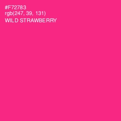 #F72783 - Wild Strawberry Color Image