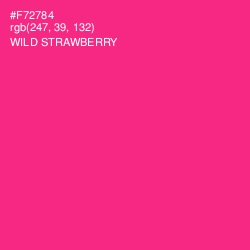 #F72784 - Wild Strawberry Color Image