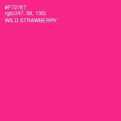#F72787 - Wild Strawberry Color Image