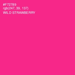 #F72789 - Wild Strawberry Color Image