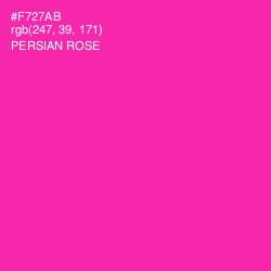 #F727AB - Persian Rose Color Image