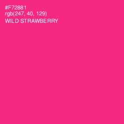 #F72881 - Wild Strawberry Color Image