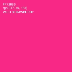 #F72886 - Wild Strawberry Color Image