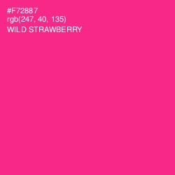 #F72887 - Wild Strawberry Color Image