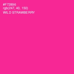 #F72896 - Wild Strawberry Color Image